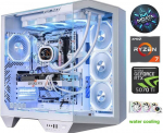 Kompiuteris MDATA GAMING ArcticX Pro Ryzen 7 7800X3D 64GB 4TB SSD RTX 5070Ti Windows 11 Stacionarus kompiuteris