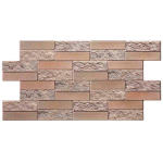 Walldone 3D PVC sienų plok&scaron;tė Dekoratyvinės plytos - vidaus dirbtinių plytų plok&scaron;tės (980 x 490 mm), 5 vnt. rinkinys