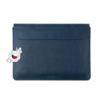 Vienintelis, tikros odos FIXED Oxford dėklas Apple MacBook Pro 14", mėlynas