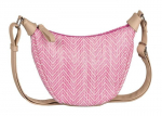 Pečių krep&scaron;ys - TOM TAILOR - Liriel Summer Cross Bag M - Rožinė ir balta - Poliesteris - 28x14x10 cm