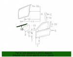 Toyota Yaris De&scaron;inės Durų Juostos Dekoracija 2007-2011 Originalus 6816052130