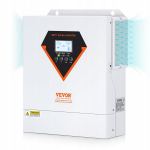 Vevor 3500w hibridinis saulės inverteris 2 viename, saulės įkroviklis 7000 Va