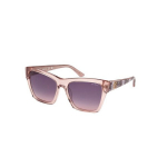 Guess 00113 Akiniai nuo saulės moterims kvadrato forma - Spalva 57Z &Scaron;viesiai ruda su violetiniais gradientiniais arba veidrodiniais objektyvais - Kalibras 55