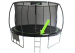 Spyruoklės uždangalas Sport Max 6ft batutui, juoda/žalia