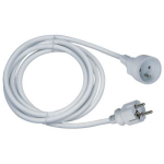 Extension cord - GAO - 16A - 3m cable - White - Robust and flexible