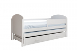 Vaiki&scaron;ka lova ADRK Furniture Olen, 180x80 cm, balta