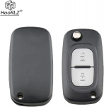 Hoorlz Renault rakto korpusas, skirtas Renault Clio Kangoo Master Modus Trafic Twingo Megane Wind Vivaro raktams, Renault Kangoo raktas, automobilio raktas Renault Clio, Renault nuotolinio valdymo pultas, 2 mygtukai