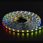 Btf-lighting rgbw rgb+&scaron;iltai balta sk6812 (pana&scaron;us į ws2812b) individualiai adresuojama 16.4ft 60leds/pixels/m lanksti 4 spalvų 1 led dream color led juosta ip65 atspari vandeniui dc5v juoda pcb