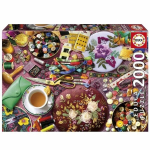 Mįslė - EDUCA - Siuvimo stalas - 2000 dalių - 96x68 cm - Nuo 15 metų