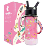 Nerūdijančio plieno termo gertuvė vaikams FIANSILL (470 ml) Rožinė