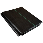 Storas agroplėvelės audinys Sillar juodas UV sodo kilimėlis 90g/m2 1x10m Agrotekstilė