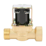 Solenoidinis ventilis žalvarinis dn15 g1/2 normaliai uždarytas pilotinis valdomas vandens įleidimo elektrinis solenoidinis ventilis dc 12 v solenoidinis ventilis