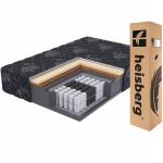Čiužinys 180x200 Black Dream H4/h3 black foam lateks kokos 24cm Heisberg