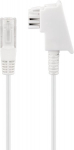 Goobay 60672 mar&scaron;rutizatoriaus kabelis, telefono kabelis, jungiamasis kabelis Dsl/adsl/vdsl, Tae-f ki&scaron;tukas į Rj45 ki&scaron;tuką (8p2c), baltas, 10 m