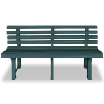 Sodo suoliukas，Sodo suolas，Lauko suoliukas, 145,5cm, plastikas, žalias CFE4674649