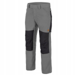 Trekkinginės kelnės Helikon-Tex WOODSMAN Bushcraft DuraCanvas&reg; Ki&scaron;enės Sustiprinimai, Cloud Grey / Ash Grey REGULAR
