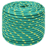 Valties virvė, žalios spalvos, 12mm, 25m, polipropilenas CFE803768