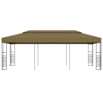 Pavėsinė-palapinė, taupe spalvos, 6x3x2,7m, 180g/m&sup2; CFE93659