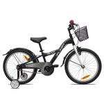 Vaiki&scaron;kas dviratis 4Kids Flash 20" // 1G, dydis 10" (25.5 cm) (juoda)