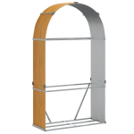 Stovas malkoms，Malkų stovas, rudas, 120x45x210cm, galvanizuotas plienas CFE25530