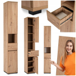 Stovinti spintelė stulpelis Mebel Elite VENORNA ąžuolas artisan