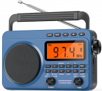 Skaitmeninis AM/FM trumpųjų bangų radijas, 4000mAh, įkraunamas, 1 vnt