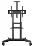 Telefono laikiklis Onkron TV stovas TS1571-B, 32-75 colių, maksimali apkrova 60 kg, VESA 200x200-600x400 mm, auk&scaron;čio reguliavimas 1065-1415 mm