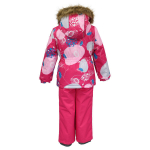 Huppa Žieminis komplektas mergaitėms WONDER, fuchsia pattern/ fuchsia