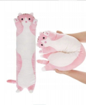 rožinės spalvos vaiki&scaron;kas ilgas katinas, 70cm