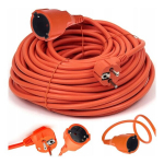 Pratęsimo laidas sodo/statybų darbams su įžeminimu 50 metrų 2500W 3x2,5