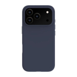 Apple iPhone 17 Pro Premium Magsafe Soft Touch Silikoninis dėklas Vidurnakčio mėlyna