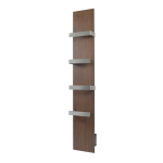 Keraminis &scaron;ildymo skydelis FLYME 420T (4) dark wood