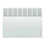 F-120 Atlantic 1000 W sieninis elektrinis konvektorius, skirtas patalpoms iki 12 m&sup2; Balta