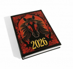 Darbo kalendorius su arkliu 2026 1vnt, įvairių spalvų