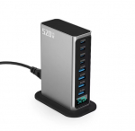 Daugiaprievadė itin greito įkrovimo stotelė, stalinis įkroviklis 520 W, 4C+4A USB, NewPRO S520