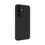 Evelatus Premium Magnetic Soft Touch silikoninis dėklas Samsung Galaxy S25 FE Juodas