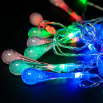 Girliandų užuolaida Varvekliai, 20 LED