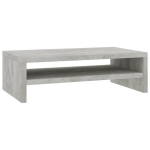 vidaXL Monitor Stand Concrete 42x24x13