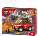 Konstruktorius Blocki MyFireBrigade Gaisrinė ma&scaron;ina su keltuvu KB0818, 109 vnt