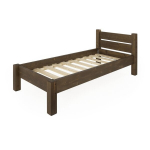 Lova Hugo 80 x 200 tamsiai ruda