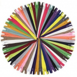 Užtrauktukas spiralinis RainBow&reg; Nr.3 su rankinio fiksavimo spynele nei&scaron;ardomas 18 cm, įvairių spalvų, 60 vnt.