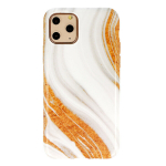 Marble Silicone dėklas telefonui skirtas Huawei P40 Lite, D1, rožinis