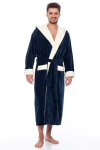 Chalatas vyrams Elite Bamboo, mėlynas