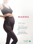 Pėdkelnės moterims Mamma 100, juodos