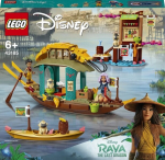 LEGO&reg; Disney Princess 43185 Bouno valtis, filmo Raya ir paskutinis drakonas minifigūrėlė ir žaislas vaikams nuo 6 metų