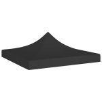 Proginės palapinės stogas, juodos spalvos, 3x3m, 270 g/m&sup2;