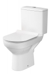 Unitazas City 604 011 Clean On horizontalus 3/5l, sėdynė duroplast SC EO