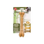 GimDog Bam-Bones bambukinis kaulas, vi&scaron;tienos skonio. Dydis - 18,4cm