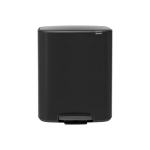 Brabantia &scaron;iuk&scaron;liadėžė, 2x30 l, juoda
