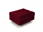 Pufas Milo Casa Santo, raudonos/auksinės spalvos